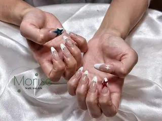 ネイル MoriseNail Jr研修💜はるかのネイルデザイン