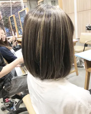 ミディアム カラー 🌼圧倒的な口コミ数 BRAVE柏東口のヘアスタイル