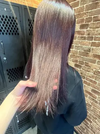 セミロング カラー パーマ ヘアアレンジ メンズ キッズ ネイル マツエク・マツパ アイブロウ 久木原 ゆりのヘアスタイル