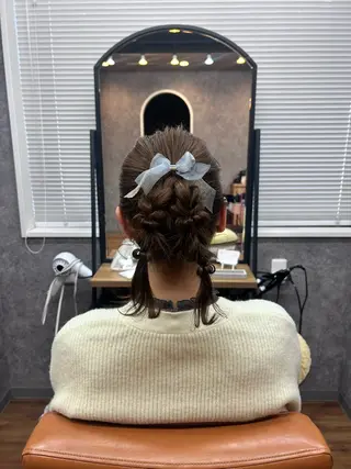 ミディアム ヘアアレンジ cocoa船橋🦄 chinamiのヘアスタイル
