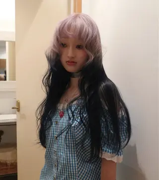 ロング カラー 来美 / クルミのヘアスタイル