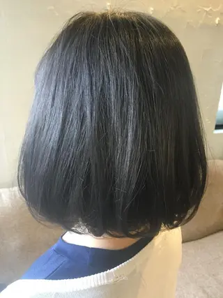 ミディアム 髪質改善縮毛矯正 専門店のヘアスタイル