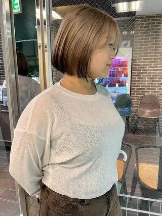 ショート カラー 💖デザインカラー/ タダ ハナカ💖のヘアスタイル