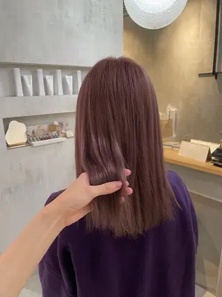 セミロング レイヤーカット 🌿 濱野玲奈のヘアスタイル