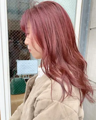 セミロング カラー 北間 寛哉のヘアスタイル