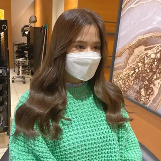 ロング 韓国ヘア🕊村上 ののこ🕊のヘアスタイル