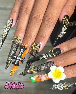 ネイル ギャルネイル🧸💖 narujesのネイルデザイン