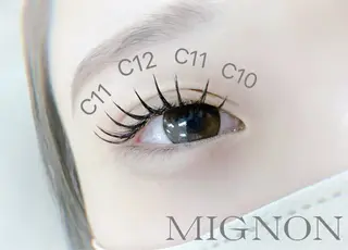 マツエク・マツパ MIGNON 当日予約のみのマツエク・マツパデザイン