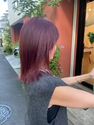 ミディアム みゆカラースパ/ モデル募集中のヘアスタイル