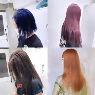 カラー 渋谷🎨ブリーチ特化 ×エクステ🎨レンのヘアスタイル