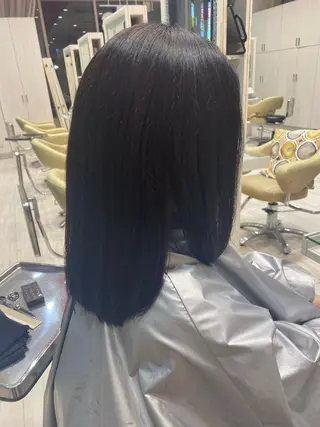 セミロング 松尾 怜奈のヘアスタイル