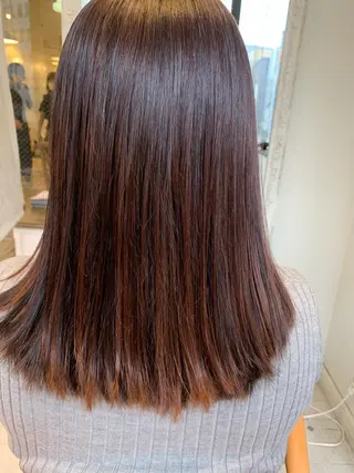 カラー 小沼采唯👧🏼 海好きオヌちゃんのヘアスタイル