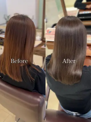 ミディアム 越納 陸のヘアスタイル