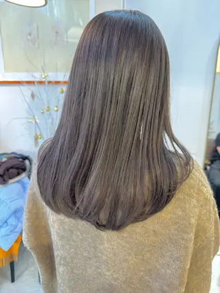 ロング カラー 透明感/縮毛/ボブ CHIHIROのヘアスタイル