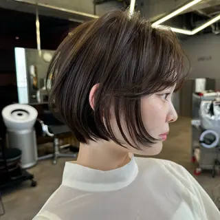 ショート カラー パーマ ヘアアレンジ メンズ キッズ HIROTO ・のヘアスタイル