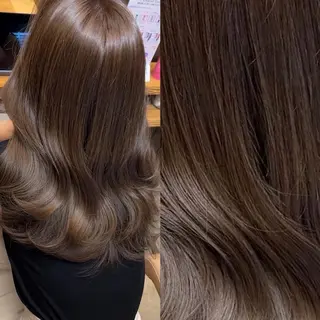 ロング カラー 松田 優作のヘアスタイル