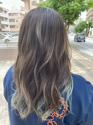 セミロング 髪質改善/ブリーチ /ユウキ🫧🌸のヘアスタイル