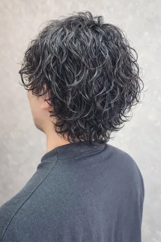 ミディアム 柏 康孝のヘアスタイル