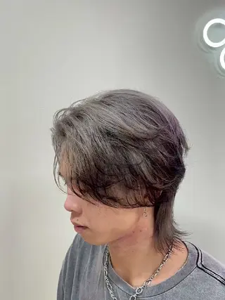 ミディアム 🇰🇷ダウンパーマ 毛流れヘア🪽藤原のヘアスタイル