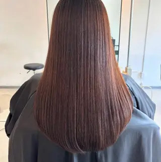 🎀韓国レイヤー/ 🫧暖色/暗髪カラーのヘアスタイル