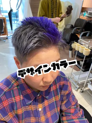 ショート カラー メンズ 🟢NEGi🟣 🫧髪質改善のヘアスタイル