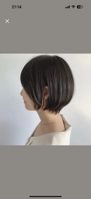 ショート 成瀬 紀慧のヘアスタイル