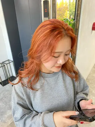 セミロング カラー 🌻Insta指名 NO.1🌻Shoのヘアスタイル
