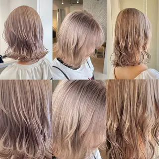ミディアム 🎗副店長/井上 竜 ブリーチ指名No.1のヘアスタイル
