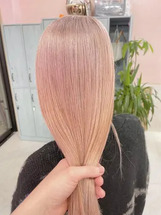 ロング カラー メンズモテパーマ💙 fuwaのヘアスタイル