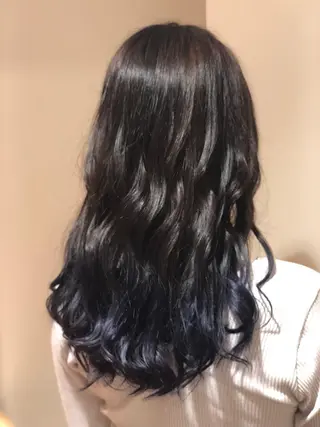 セミロング カラー 髪質改善 MAKIのヘアスタイル