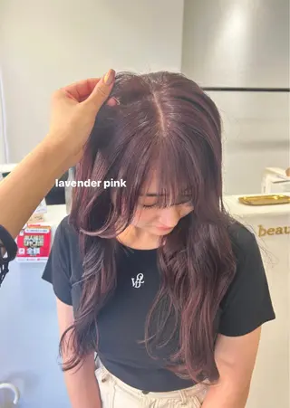 ロング カラー ブリーチなしWカラー ／レイヤー🎀マリノのヘアスタイル