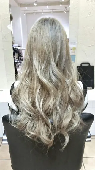 ミディアム セミロング ロング カラー ヘアアレンジ 【髪質改善美容師】t occa茨木篠原健太のヘアスタイル