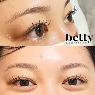 マツエク・マツパ betty ANNAのマツエク・マツパデザイン