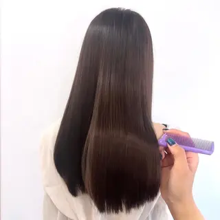 セミロング カラー ヘアアレンジ HIROKO / 透明感暖色カラー🎀のヘアスタイル