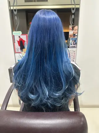カラー レイヤー 艶々カラーのヘアスタイル
