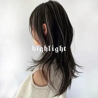 ロング カラー YUIKA☆髪質改善 小顔カット艶カラーのヘアスタイル