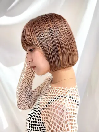 ショート カラー パーマ ヘアアレンジ レイヤーカット/ボブ /縮毛矯正✨大輝のヘアスタイル