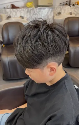 ショート キッズ 質感カット × 清潔 感カット　Hiroのヘアスタイル