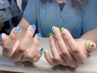 ネイル 神田 ココナッツのネイルデザイン