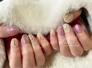 ネイル フルリール 【プライベートサロンのネイルデザイン