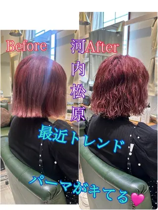 ショート laffin❁ななみ /パーマスタイルのヘアスタイル