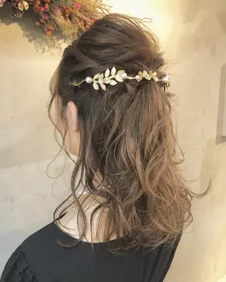 セミロング sano sayakaのヘアスタイル
