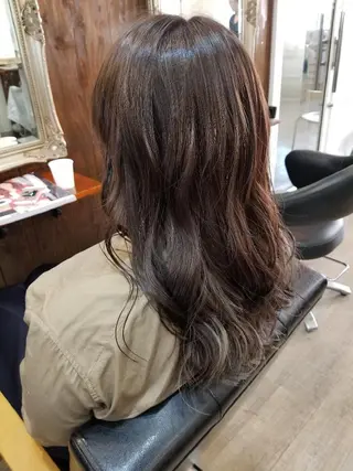 セミロング カラー bathair  所属・bathair 持田侑祐のヘアスタイル