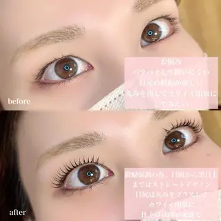 マツエク・マツパ Blanche  / yuiのマツエク・マツパデザイン