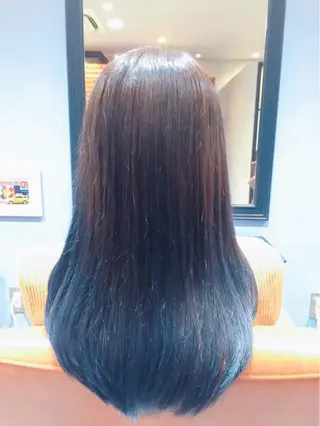 ロング カラー 髪質改善&ブリーチ 伊勢 祐一郎のヘアスタイル