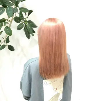 セミロング カラー collet矢島/ ブリーチ/レイヤーのヘアスタイル