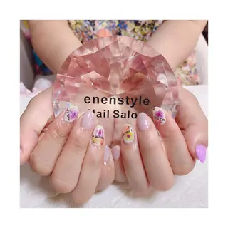 ミディアム ネイル 👑enen style👑のネイルデザイン