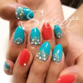 ネイル sweet 仲野陽子のネイルデザイン