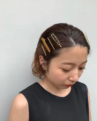 ヘアアレンジ hub hair レイヤー/透明感のヘアスタイル