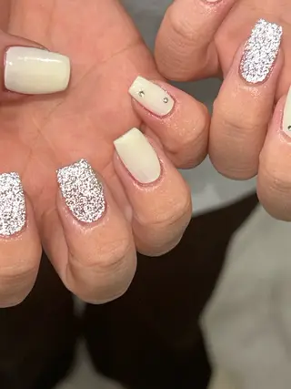 ネイル mellow:ｸﾙﾐ ﹡˖˟༝🎀˖˟ ༝のネイルデザイン